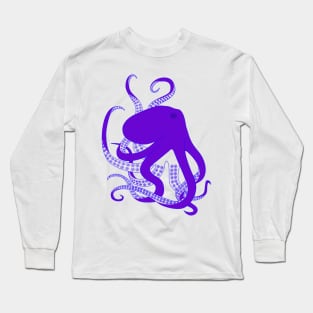 Purple Octopus Long Sleeve T-Shirt